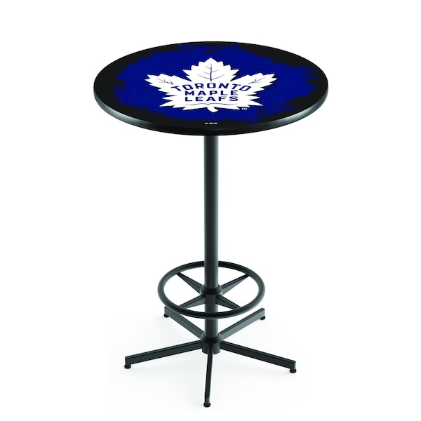42" Black Toronto Maple Leafs Pub Table